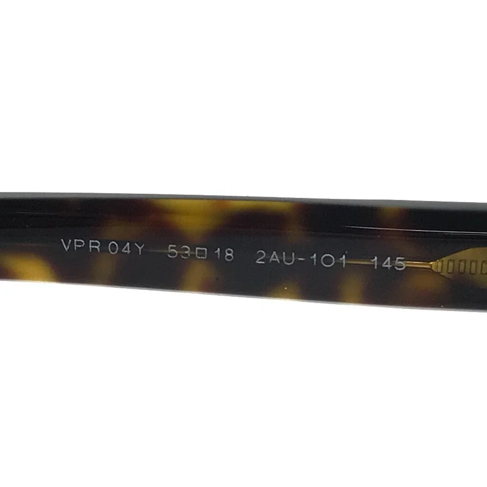 Prada Eyeglasses Frames VPR04Y 2AU-1O1 Havana Tortoise Brown Square 53-18-145
